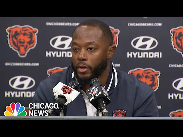 New Chicago Bears interim coach Thomas Brown shares game plan for team's future