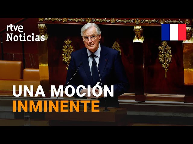 ⁣FRANCIA: BARNIER peligra tras el apoyo de LE PEN a la moción de censura de la IZQUIERDA | RTVE