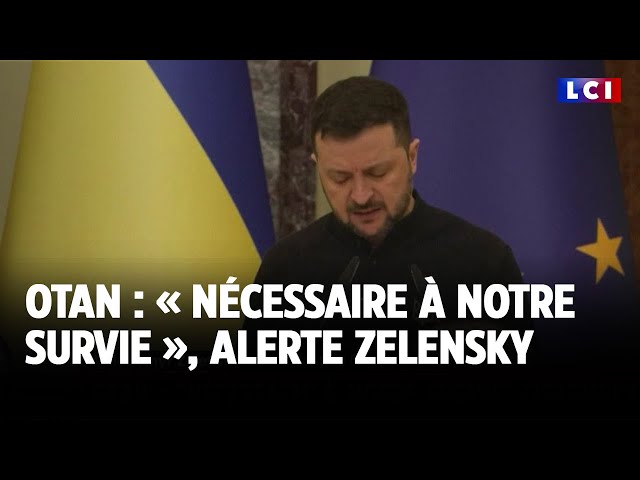 ⁣Ukraine / OTAN : « Nécessaire à notre survie », alerte Zelensky｜LCI