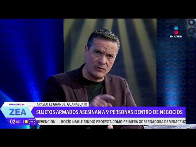 ⁣Sujetos armados asesinan a 9 personas en Apaseo el Grande, Guanajuato | Noticias con Francisco Zea