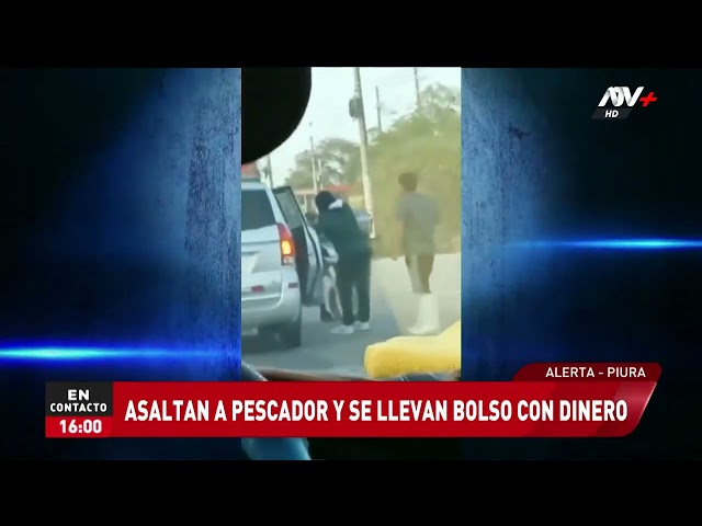 ⁣Piura: Pescador termina con un balazo en la mano por resistirse al robo del dinero de sus ventas