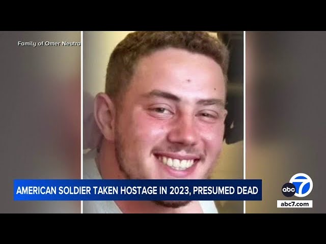 ⁣IDF confirms death of U.S.-Israeli soldier, thought to be taken hostage