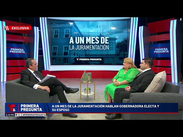 ⁣A un mes de la juramentación: Jenniffer González y José Yovin Vargas contestan la Primera Pregunta