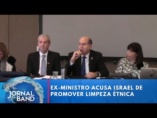 ⁣Ex-ministro da Defesa de Israel acusa governo de promover limpeza étnica em Gaza | Jornal da Band