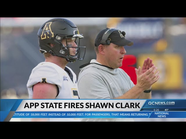 App State fires football coach Shawn Clark