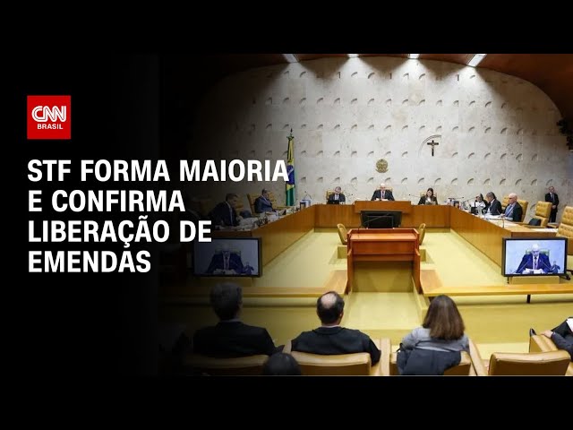 ⁣STF forma maioria e confirma liberação de emendas | CNN PRIME TIME