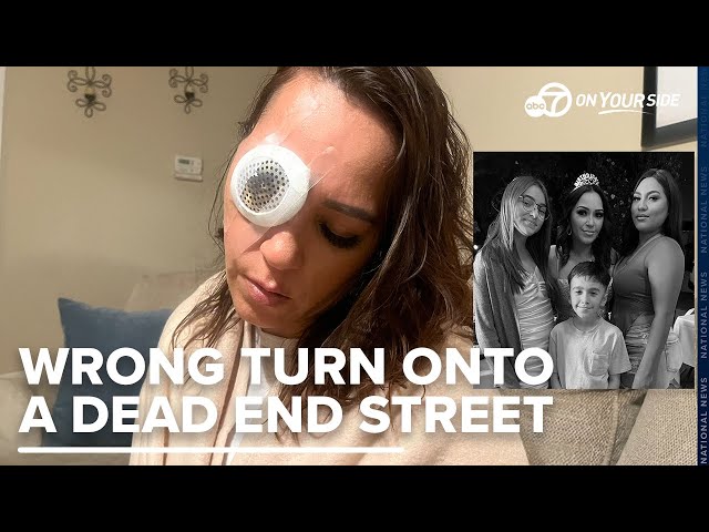 ⁣Mother of three shot in the face after wrong turn