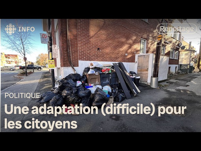 ⁣Collecte de déchets aux deux semaines dans Mercier–Hochelaga-Maisonneuve : des citoyens mécontents