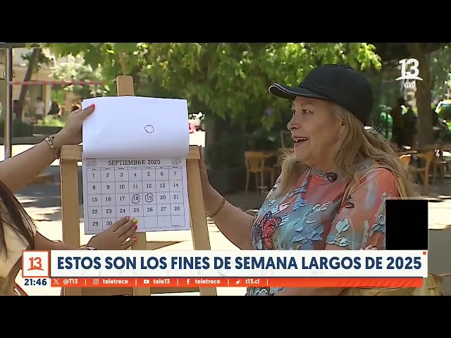 ⁣Estos son los fines de semana largos que habrá en 2025