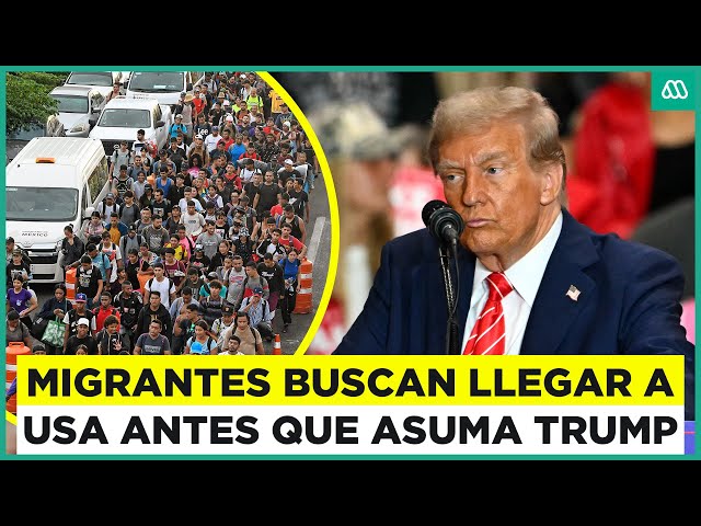 ⁣Caravana migrante busca llegar a EE. UU. antes de que asuma Trump