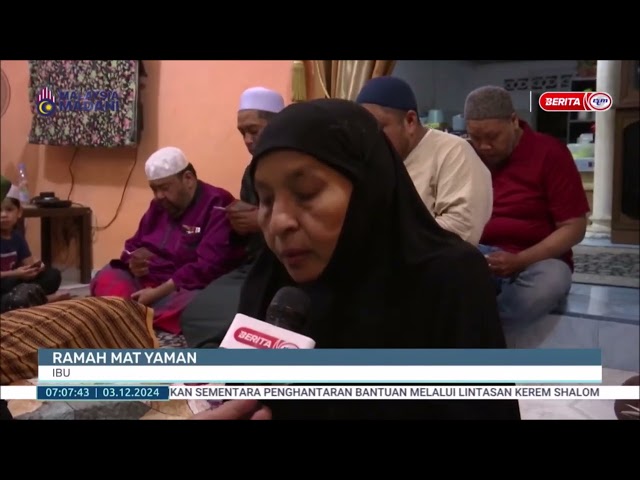 3 DIS 2024 BERITA PAGI – JENAZAH PEMBANTU PENERBITAN UMD RTM SELAMAT DIKEBUMI MALAM SEMALAM