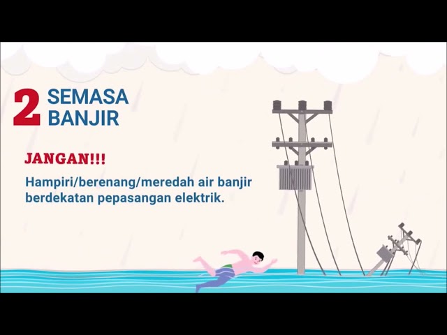 ⁣3 DIS 2024 BERITA PAGI – KAPSUL TIPS KESELAMATAN ELEKTRIK DI MUSIM BANJIR