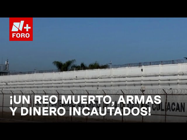 ⁣Enfrentamiento en penal de Aguarato, Culiacán; dejó un reo muerto y armas incautadas - Las Noticias