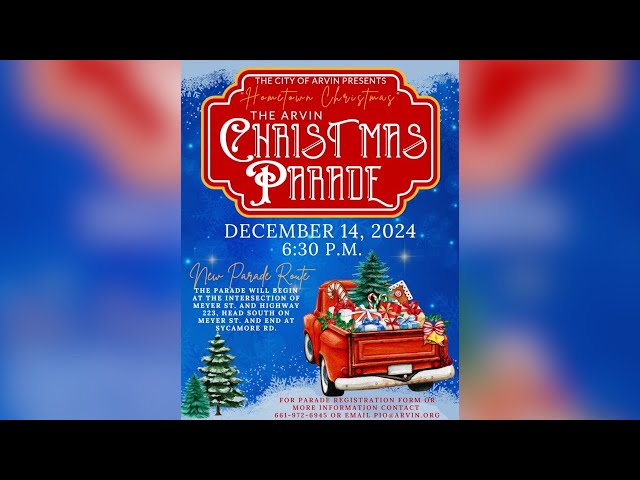 ⁣Arvin Christmas Parade to proceed with new route and new organizers