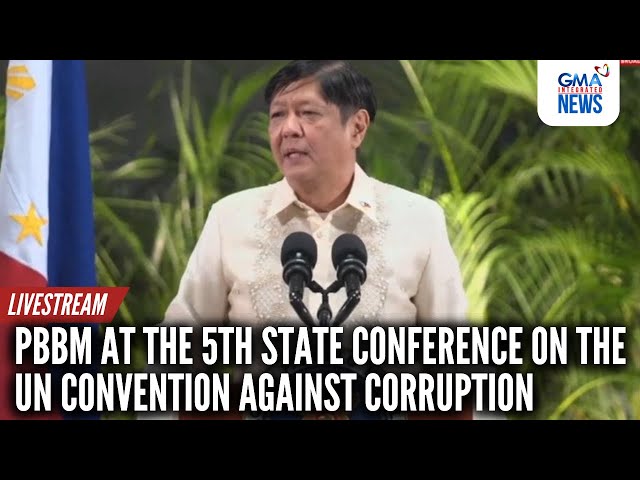 ⁣LIVE: PBBM at the 5th State Conference on the UN Convention... -Replay | GMA Integrated News