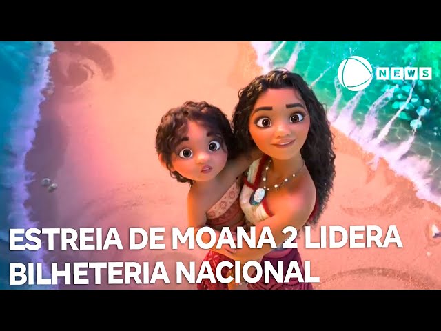 ⁣Moana 2 tem melhor estreia de uma animação da Disney no país