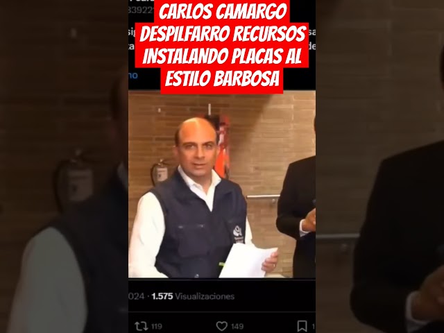 ⁣CARLOS CAMARGO DESPILFARRO RECURSOS INSTALANDO PLACAS AL ESTILO BARBOSA