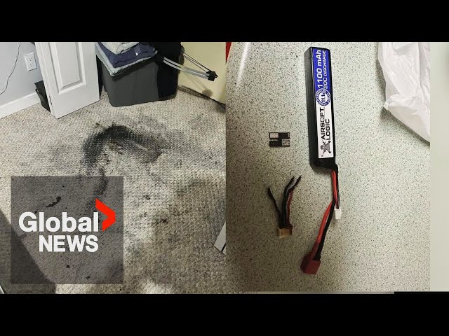 ⁣Fire chief warns about lithium batteries after his self-detonated and exploded