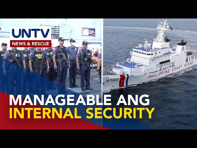 ⁣Sitwasyon sa WPS at internal security ng bansa, nananatiling “manageable”—NPOCC