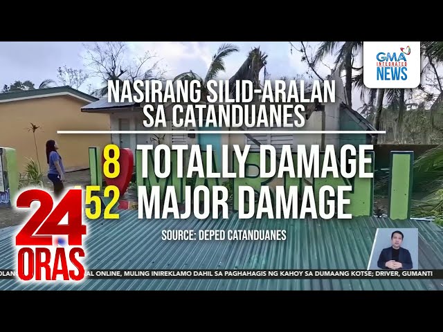 ⁣Kapusong Totoo - Kapuso classroom sa Catanduanes; regalo para sa mga batang nasalanta...  | 24 Oras