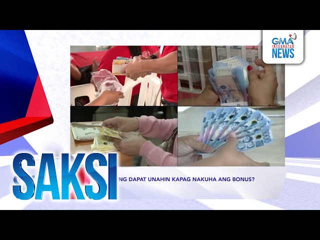 ⁣Saksi:(Recap) Ano'ng dapat unahin kapag nakuha ang bonus?  (Originally aired on Dec. 2, 2024)