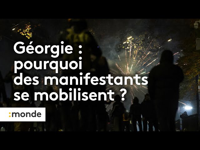 ⁣Crise politique en Géorgie : cinquième nuit de manifestations