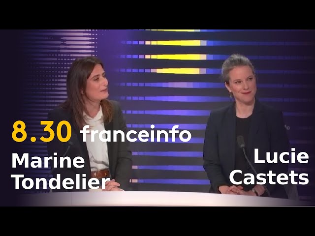 ⁣"Il aura la censure et le déshonneur" estime Marine Tondelier au sujet de Michel Barnier