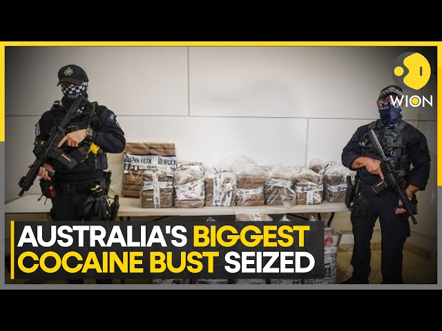 ⁣Australia Seizes Record 2,300 Kg Of Cocaine | World News | WION