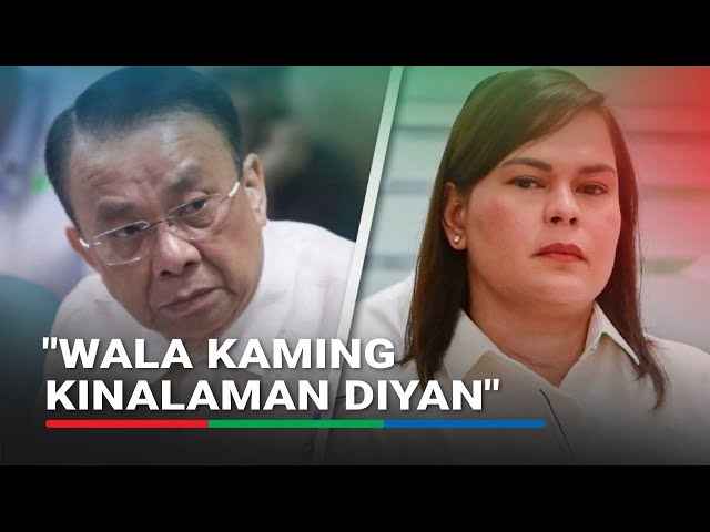 ⁣Malacañang, dumistansya sa impeachment laban kay Sara Duterte