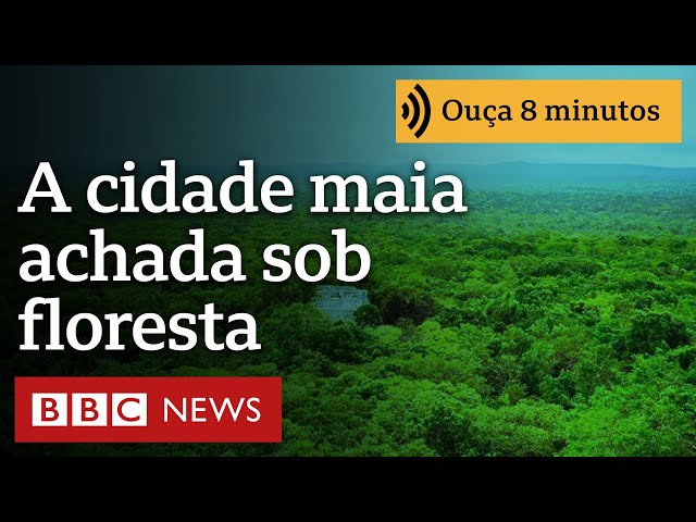 A cidade milenar maia achada por acidente embaixo de floresta no México