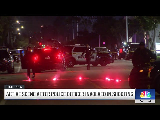 ⁣Torrance police officer involved in shooting