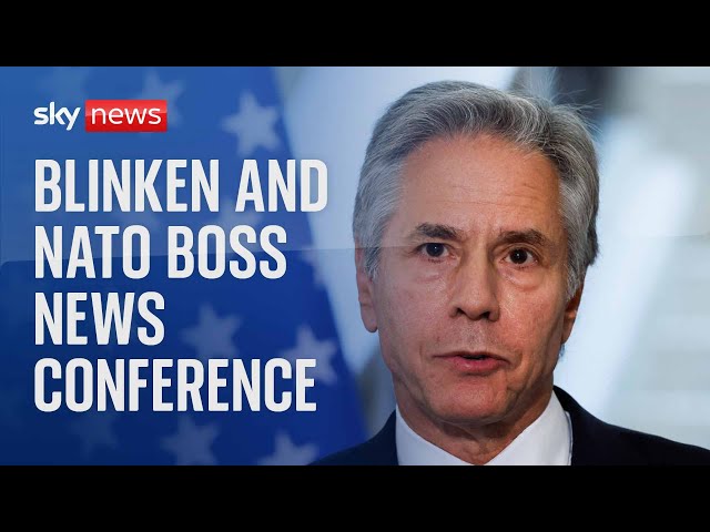 ⁣New NATO boss and US Secretary of State hold news conference