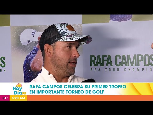 ⁣Victoria en el PGA Tour cambió el rumbo de la carrera de Rafa Campos