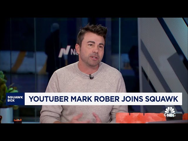 ⁣YouTuber Mark Rober on the creator economy, subscriber growth and launching satellite into space