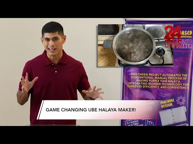 ⁣Pagluluto ng ube halaya, ginawang automated ng computer engineering students | 24 Oras