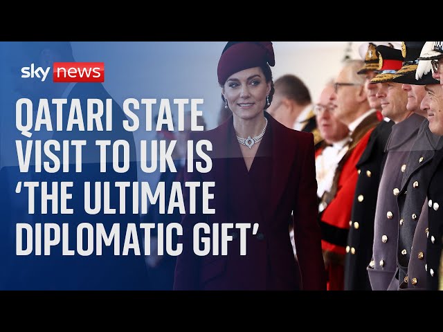 ⁣Qatar's ruler given 'ultimate gift' of UK state visit - but questions remain over hum