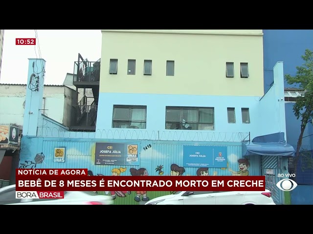 Bebê de 8 meses é encontrado morto em creche na zona sul de SP