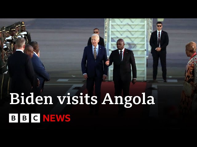 ⁣US President Joe Biden visits Angola in bid to rival China | BBC News