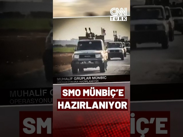 ⁣Bu Görüntü Sadece CNN TÜRK'te! SMO, Münbiç'te Operasyona Hazırlanıyor