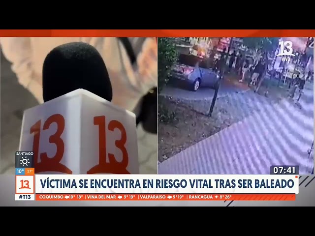 ⁣Un motorista fue baleado en el parque Bustamante: víctima se encuentra en riesgo vital