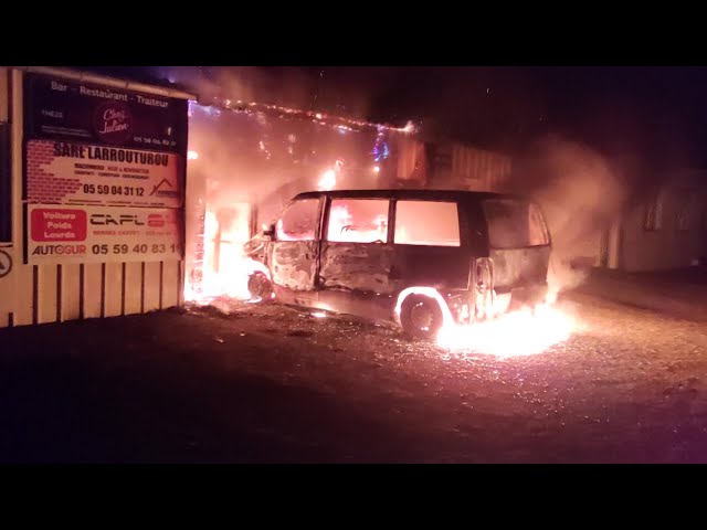 ⁣Thèze, le club de rugby visé par un incendie