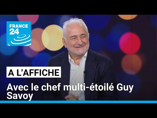 ⁣Guy Savoy, premier chef à intégrer l'Académie des Beaux-Arts • FRANCE 24