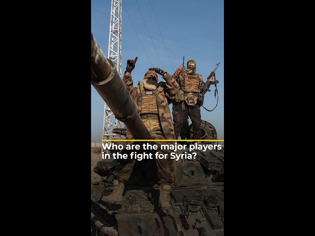 ⁣Who are the major players in the battle for Syria? | AJ #shorts