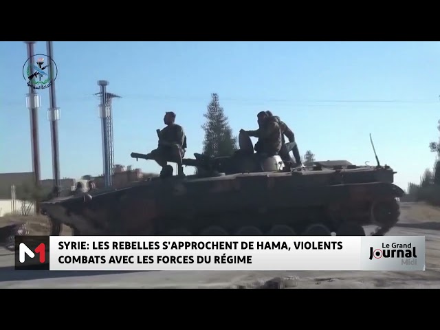 ⁣Syrie : les rebelles s'approchent de Hama, violents combats avec les forces du régime