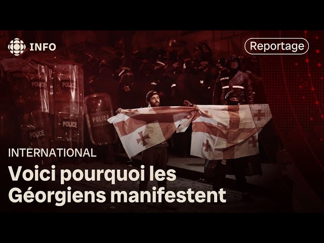 ⁣Manifestations violentes, arrestations… que se passe-t-il en Géorgie?