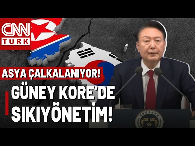 ⁣SON DAKİKA Güney Kore’den Sıkıyönetim Kararı! Bölgedeki Kriz Derinleşiyor