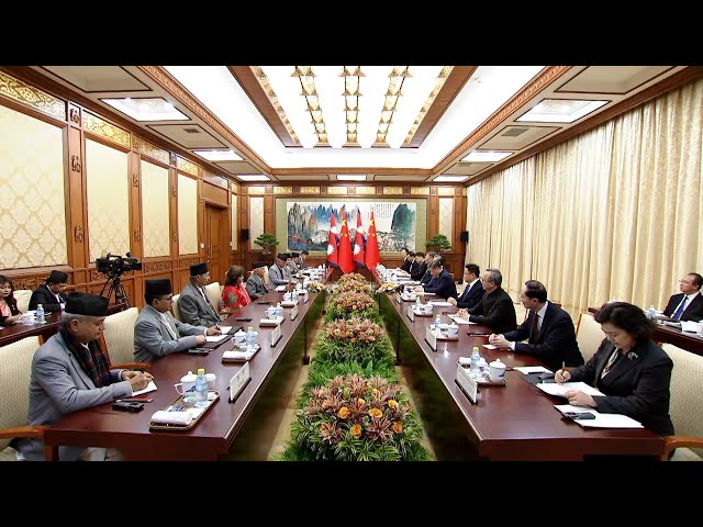 ⁣Xi calls for advancing strategic partnership of cooperation with Nepal