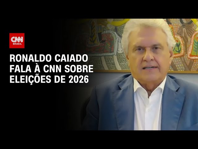 ⁣Ronaldo Caiado fala à CNN sobre eleições de 2026 | BASTIDORES CNN