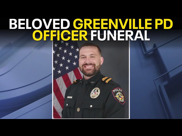 ⁣Beloved Greenville police officer laid to rest