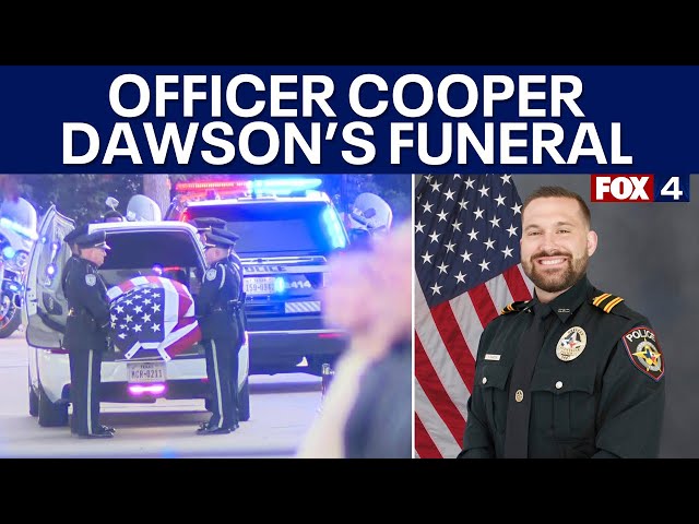 ⁣LIVE: Greenville PD Officer Cooper Dawson's funeral